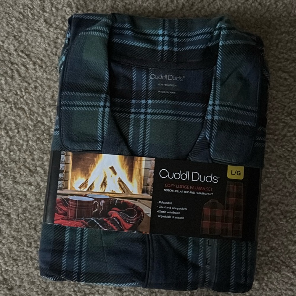 Men’s size large cozy pajama set cuddl dud NWTs